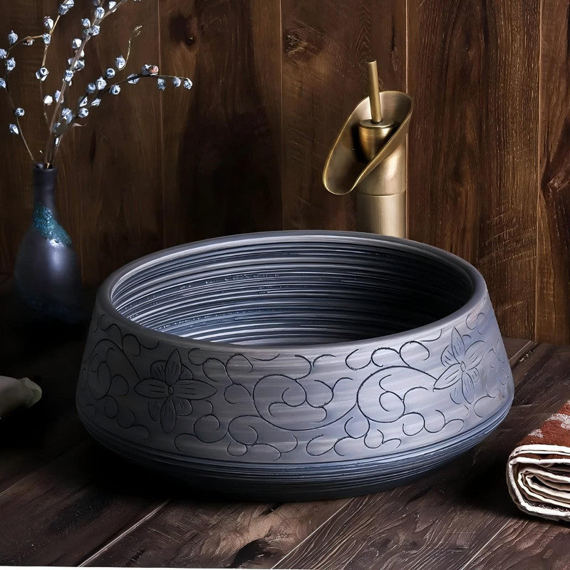 Ceramic Bathroom Artistic Hand-Washing Basin