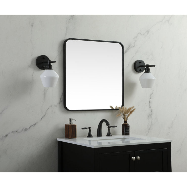 Metal Square Wall Mirror