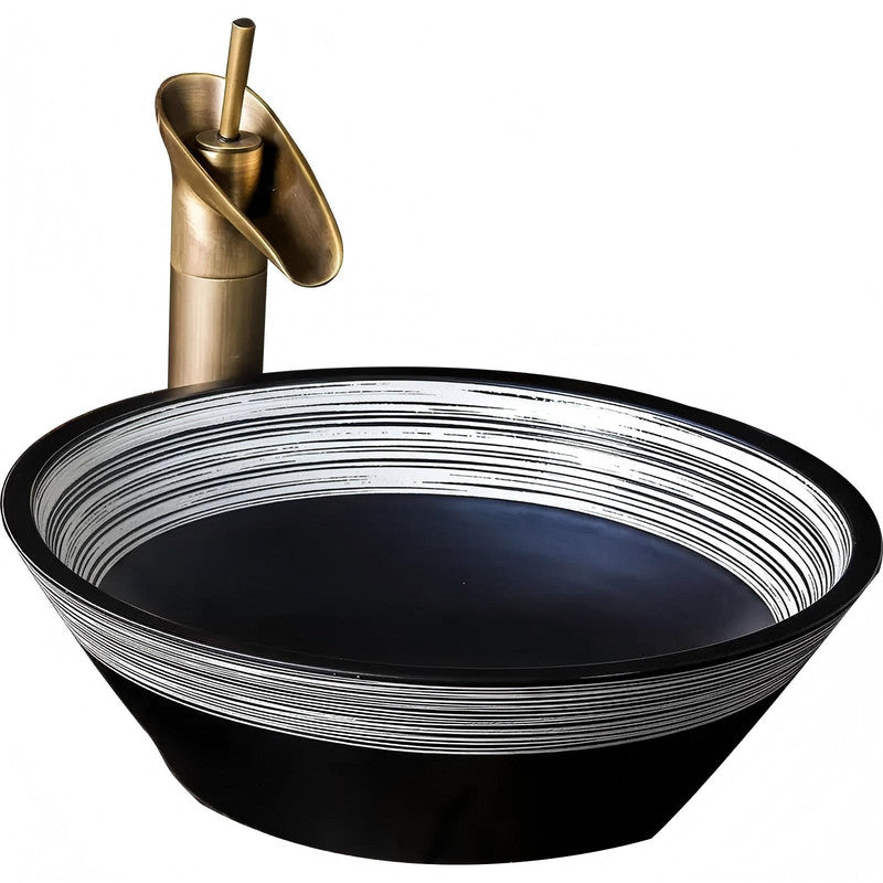 Porcelain Bathroom Ceramic Counter Top Sinks Wash Basin