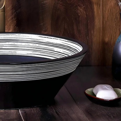 Porcelain Bathroom Ceramic Counter Top Sinks Wash Basin