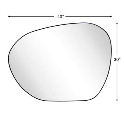 Irregular Shaped Mirror for Living Room, Bathroom or Entry