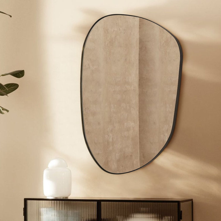 Irregular Shaped Mirror for Living Room, Bathroom or Entry